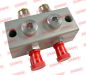 Preview: 147726 Kempf Nippelblock 2-fach Stahl 180° montiert